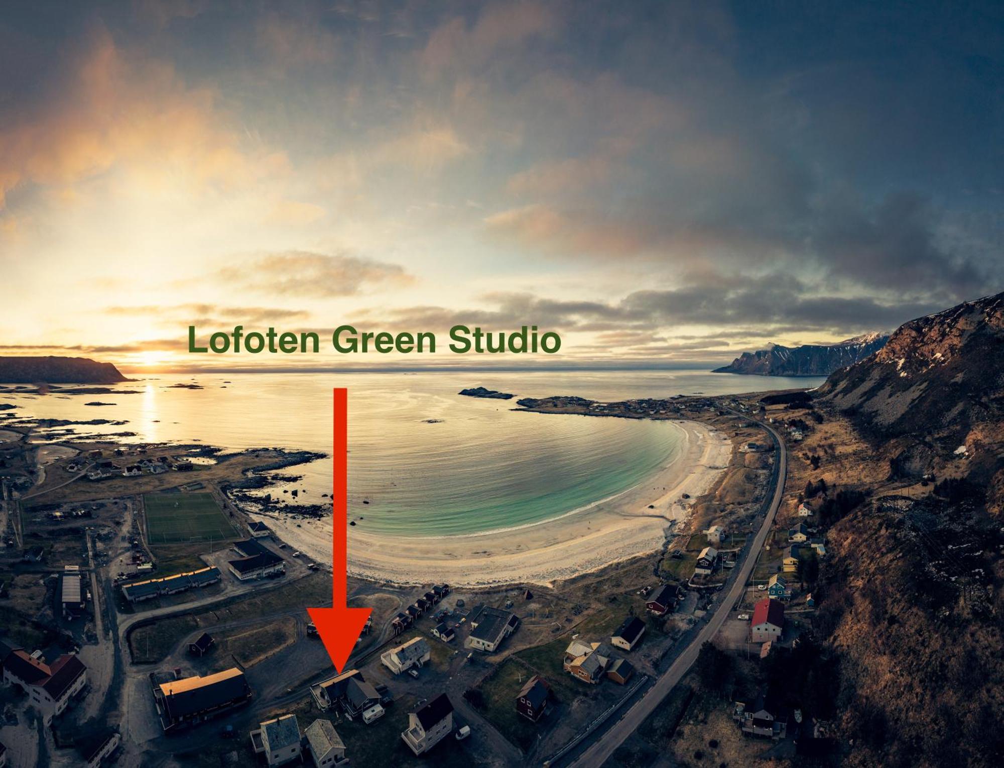 Lofoten Green Studio Ramberg Eksteriør billede